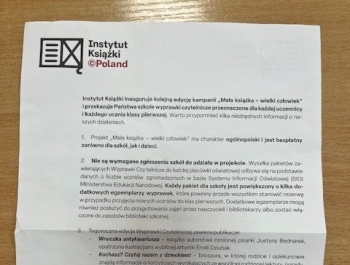 Wielka Książka – Mały Człowiek: Pierwszoklasiści odkrywają świat książek. - zdjęcie7