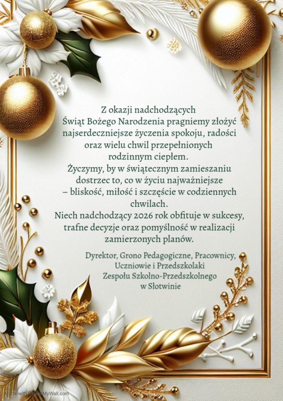 Życzenia świąteczne