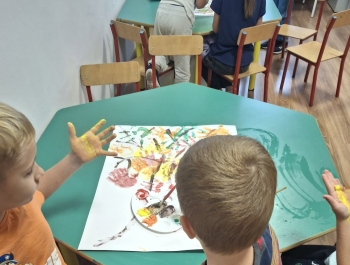 Kreatywne brudzenie- prowadząca Lucyna Dziergas - zdjęcie6