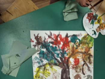 Kreatywne brudzenie- prowadząca Lucyna Dziergas - zdjęcie19