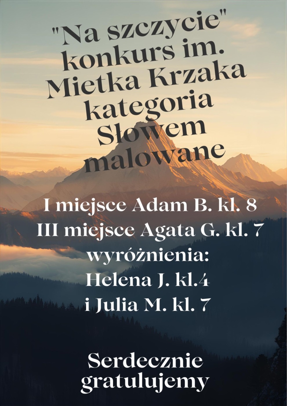 Sukces naszych uczniów.