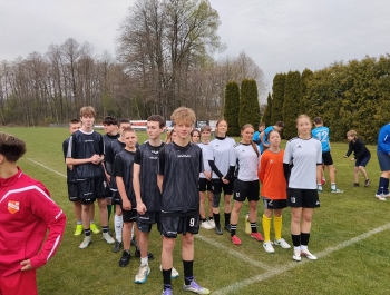 Zawodnicy na zbiórce