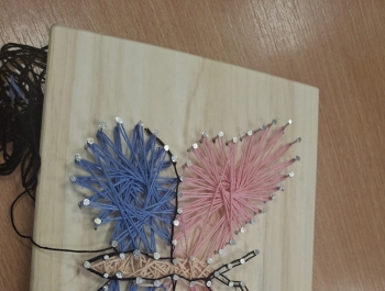 Zajęcia z techniki. Klasa 5 – Zdrowy posiłek, Klasa 6 – String art (nitkografia) - zdjęcie3