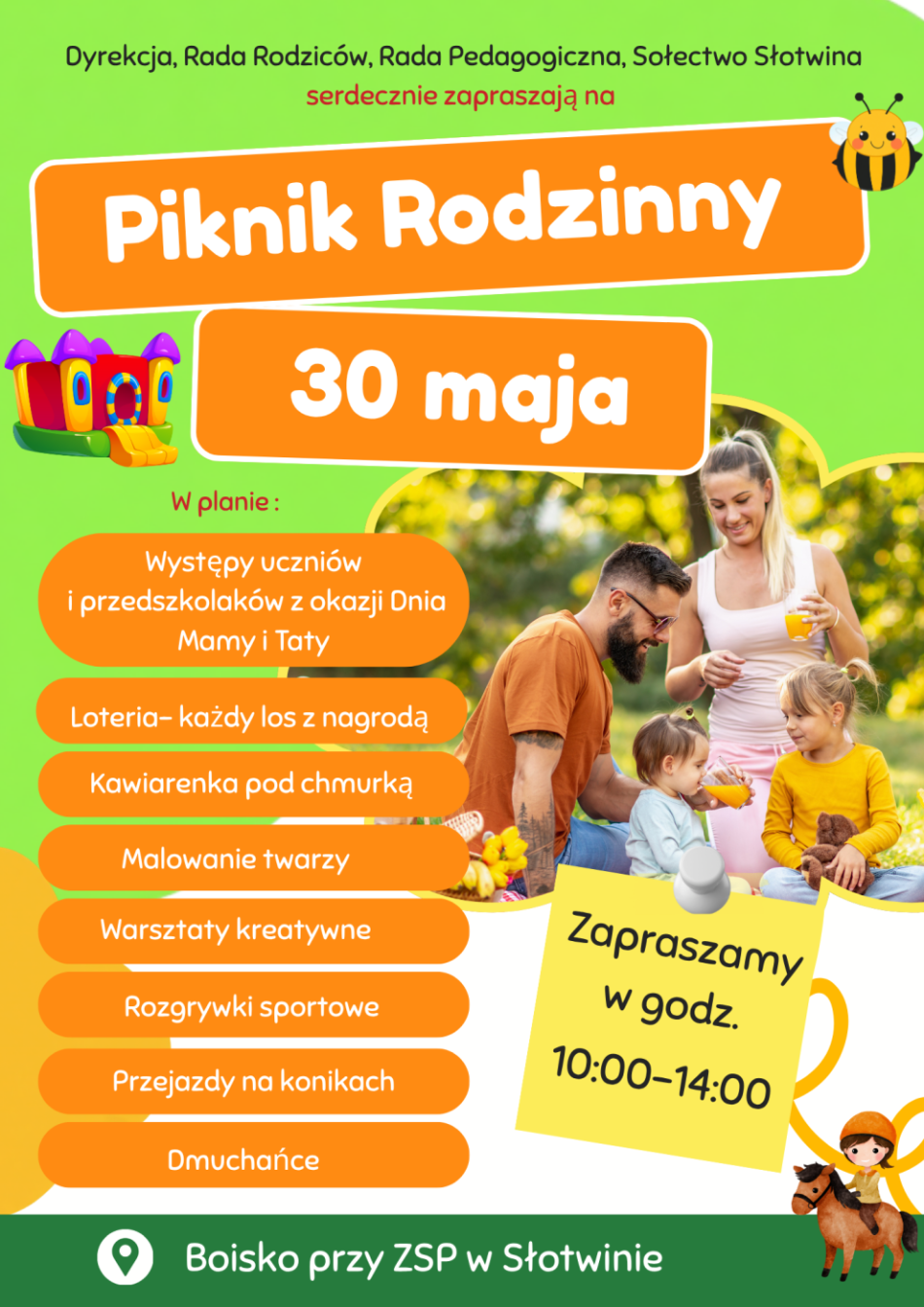 Piknik Rodzinny - zaproszenie.