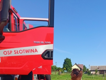 Spotkanie ze strażakami z OSP Słotwina - zdjęcie7