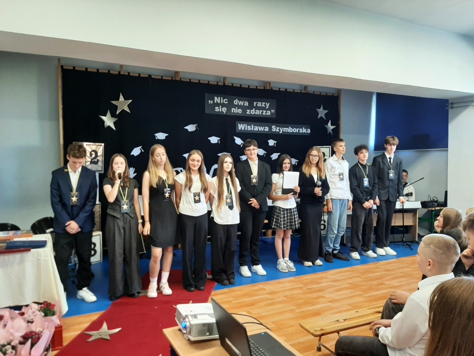 Pożegnanie uczniów klasy VIII