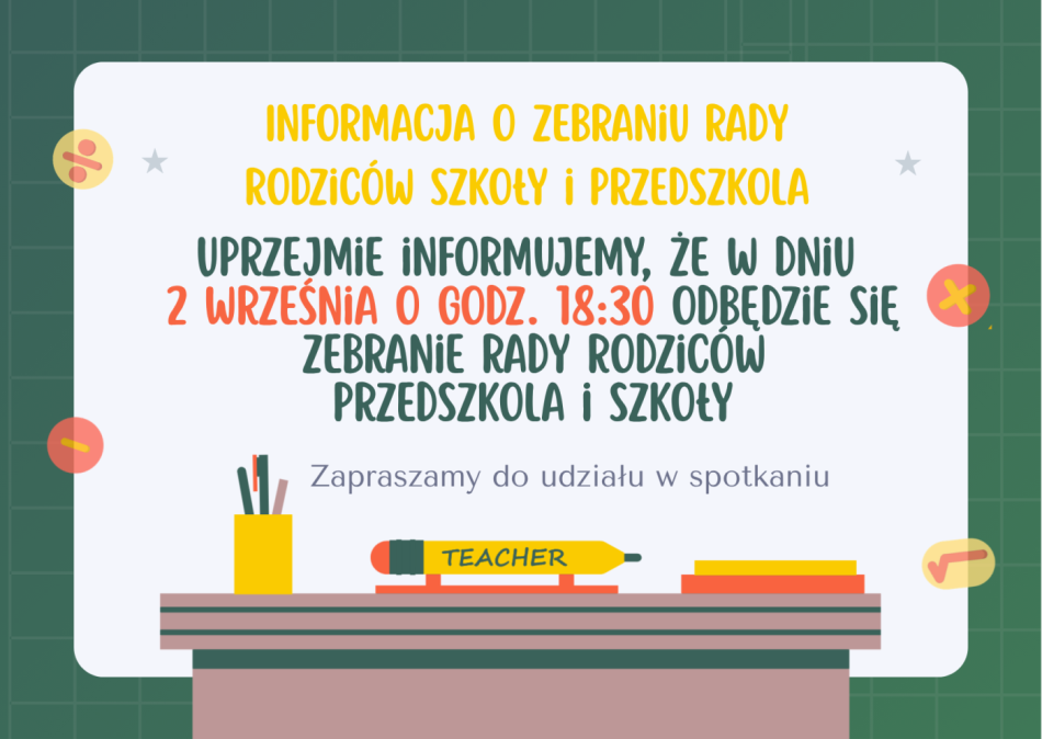 Zebranie Rady Rodziców