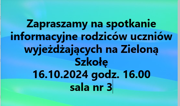 Spotkanie informacyjne
