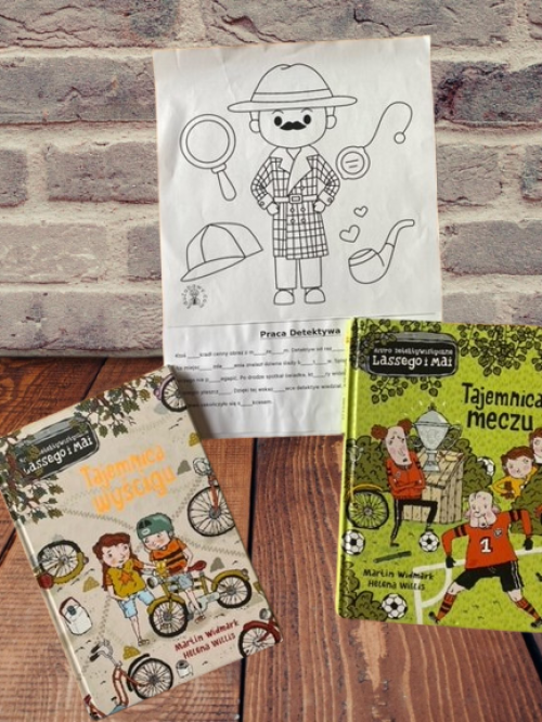 Praca detektywa - zajęcia biblioteczne klasa 3