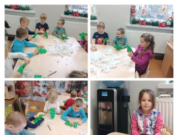 Przygotowania przedszkolaków z grupy 