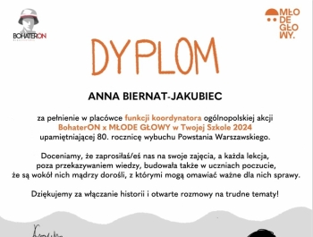 Nasza szkoła w akcji BohaterON i MŁODE GŁOWY 2024! - zdjęcie1