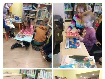 Przedszkolaki z wizytą w bibliotece 4