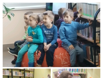 Przedszkolaki z wizytą w bibliotece 5
