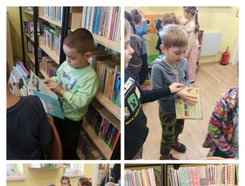 Przedszkolaki z wizytą w bibliotece. (NPRCZ) - zdjęcie7