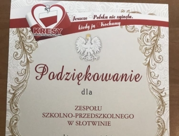 Podziękowania za udział w akcji charytatywnej. - zdjęcie1