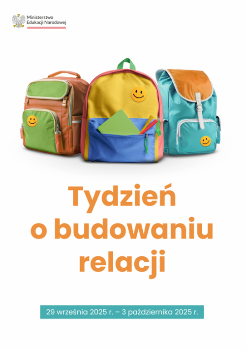 Tydzień Budowania Relacji oraz Tydzień Przeciwdziałania Przemocy Rówieśniczej